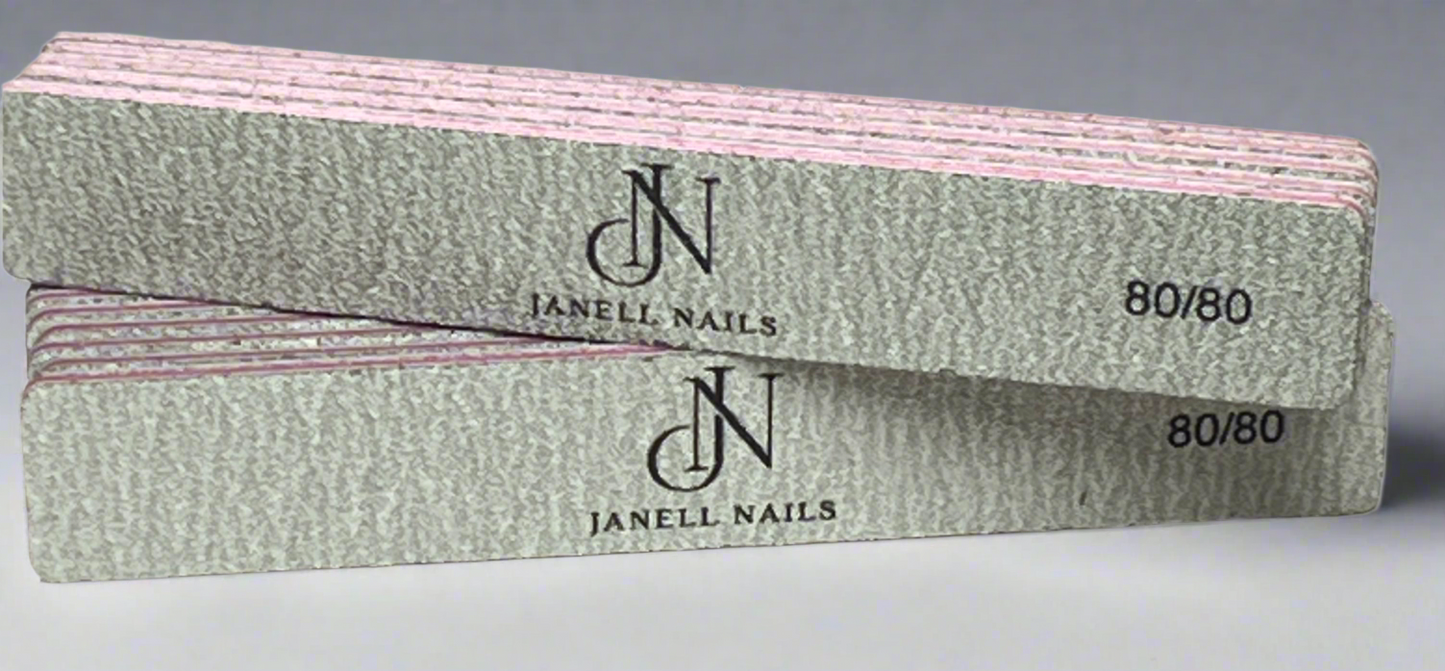 25 pcs 80/80 nail file