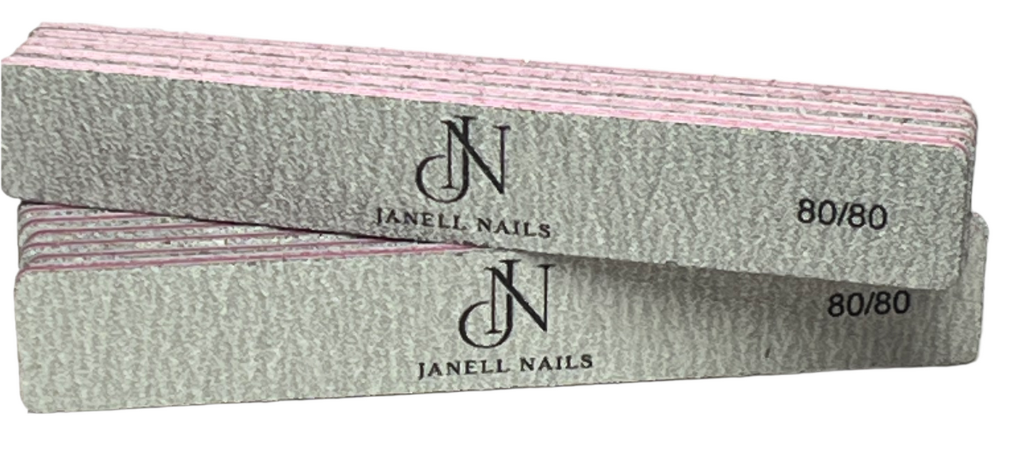 25 pcs 80/80 nail file